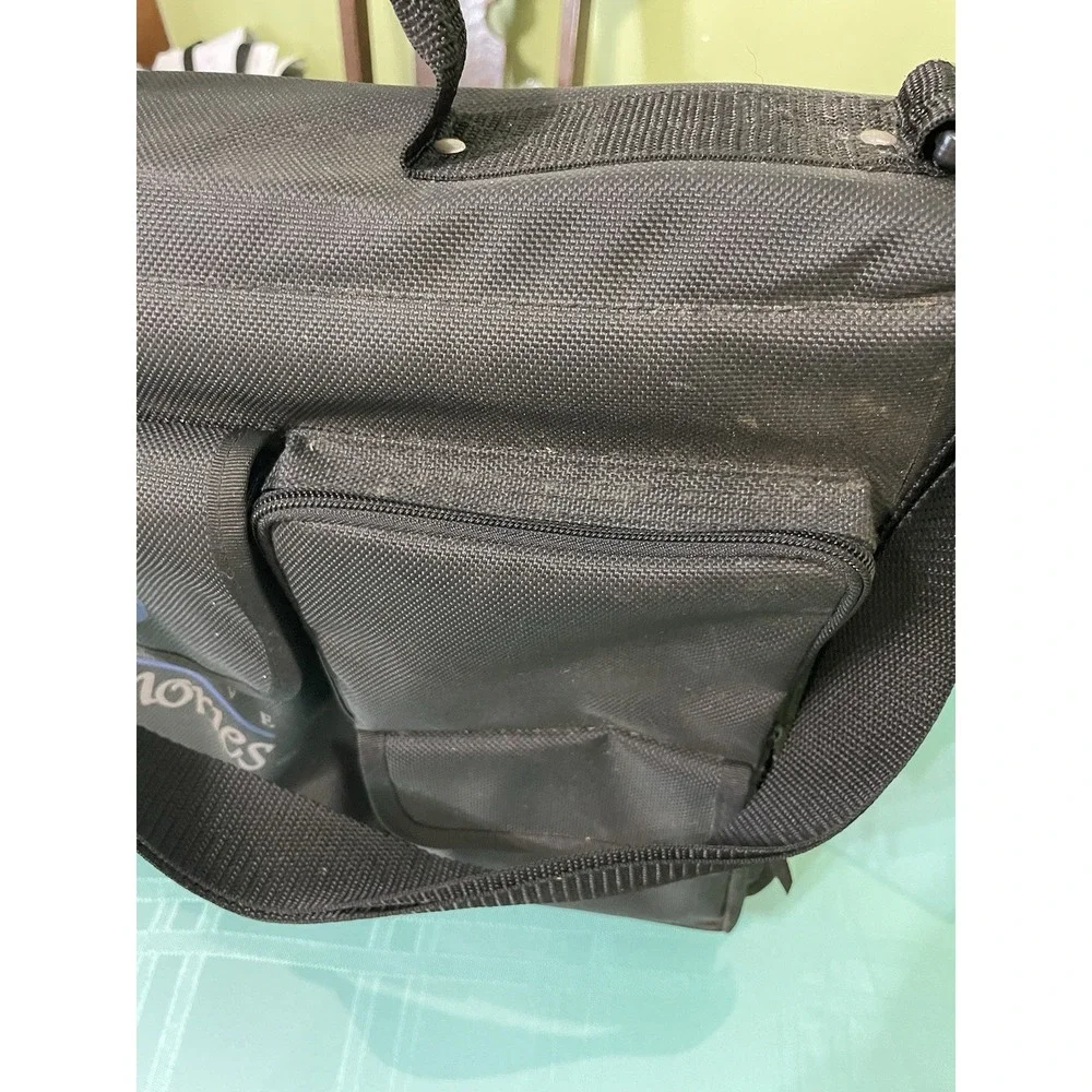 Creative Memories Black Memory Mate Bag Canvas Adjustable Strap‎ Plus 8 Plastic